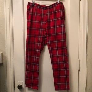 H&M Divided red plaid pants